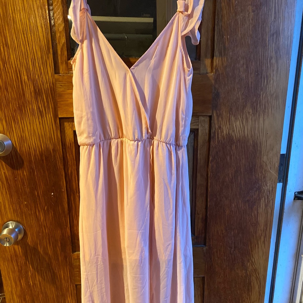 NWT Blush Pink Cold Shoulder Romper